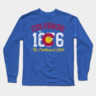 Colorado 1876 The Centennial State Long Sleeve T-Shirt